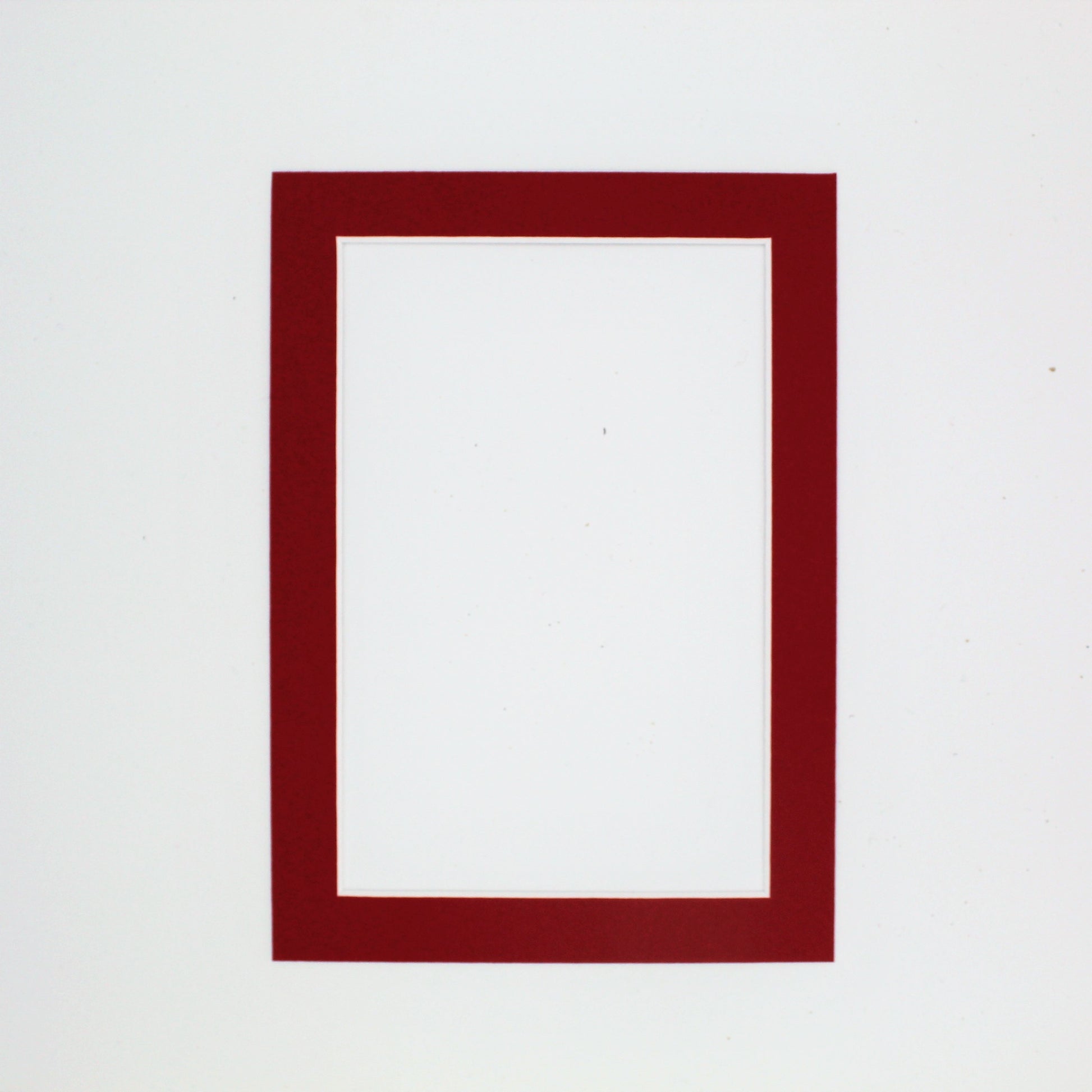 5x7 White Core Single Matboard For Framing - Acid Free Matboard Online